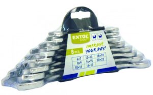 Villáskulcs készlet 8db, 6-22mm