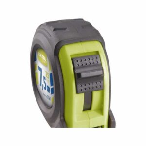 Mérőszalag gumírozott, 1 stoppos; 7,5m×25mm