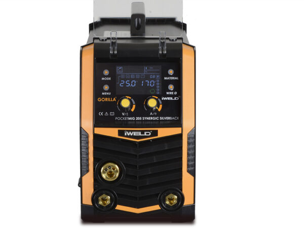IWELD GORILLA POCKETMIG 205 SYNERGIC SILVER inverter - Image 3
