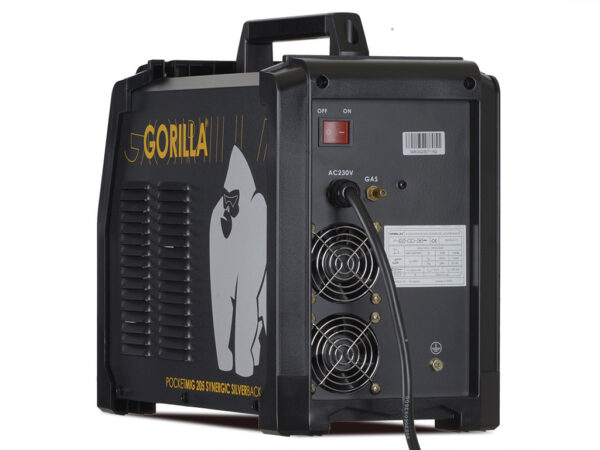 IWELD GORILLA POCKETMIG 205 SYNERGIC SILVER inverter - Image 2