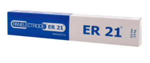 Panelelektrode Er21 elektróda 3,2x350 mm. 2,5 kg.