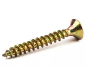 Faforgácslapcsavar horganyzott sárga Pz2 UC4040 D4,0x40mm