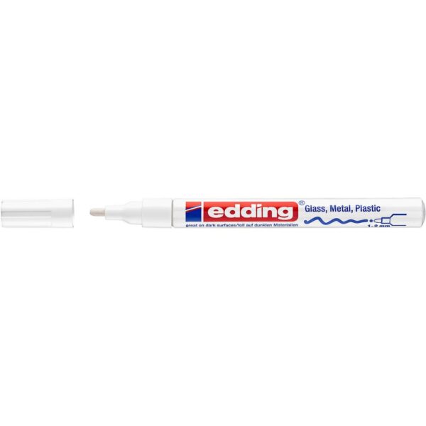 Lakkmarker 2-4 mm permanent fehér 750 Edding